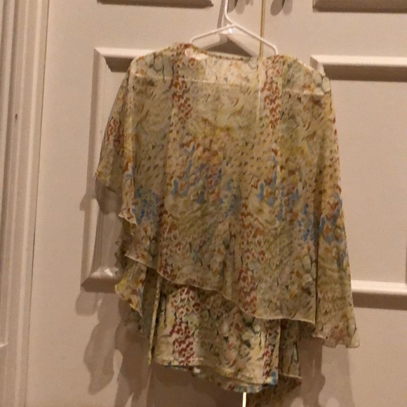 Anthropologie, tank with sheer cover, size small - Picture 3 of 4
